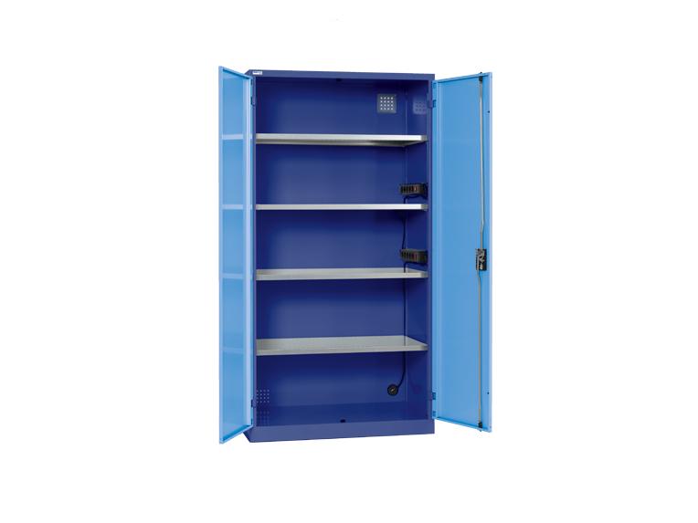 Flügeltürschrank mit Elektrifizierung