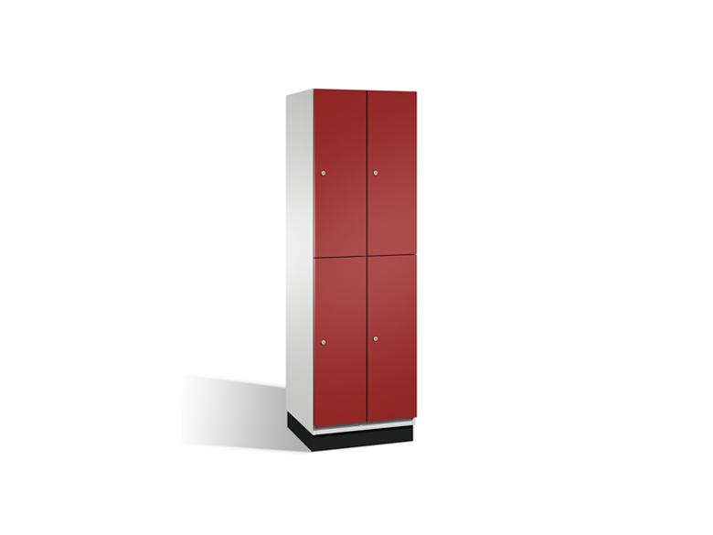 Spind Cambio doppelstöckig- 2 Abteilen 400mm Abteilbreite