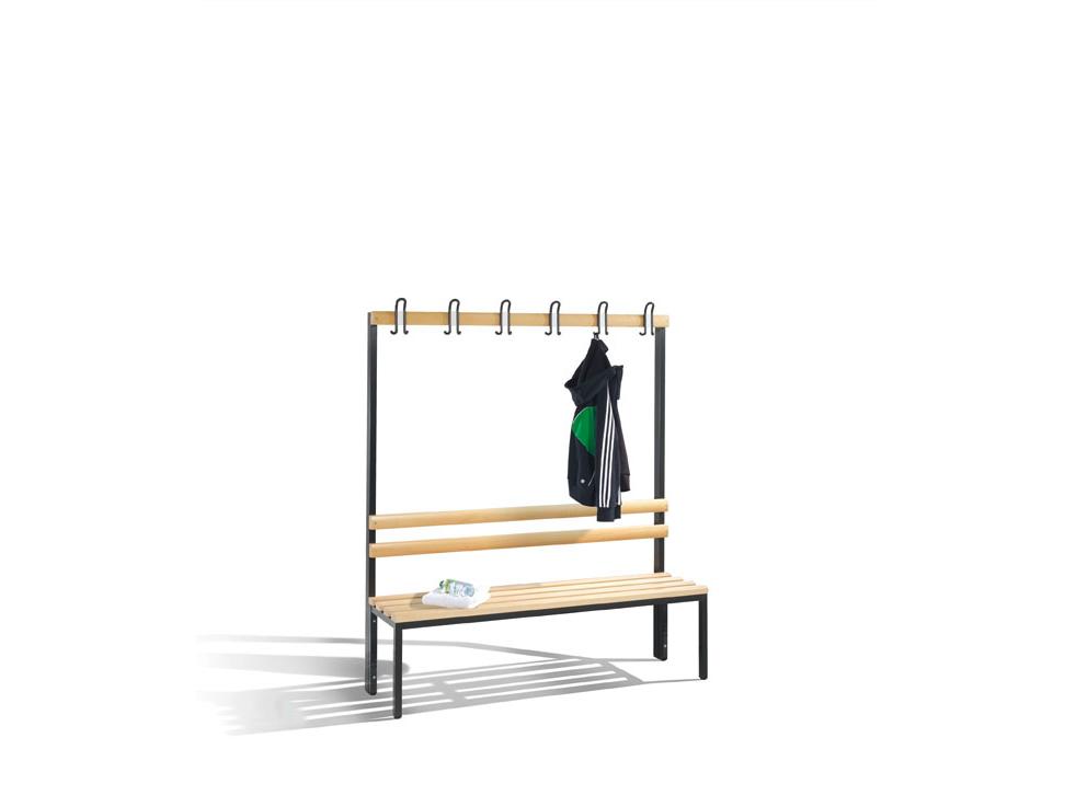 Garderobenbank Serie 2000/3000 einseitig 1500mm breit