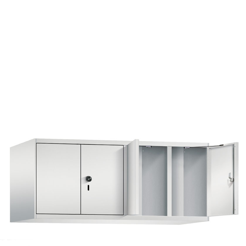 Aufsatzschränke nach Arbeitsstättenrichtlinien S3000 Evolo - 4 Abteile - 400mm Abteilbreite