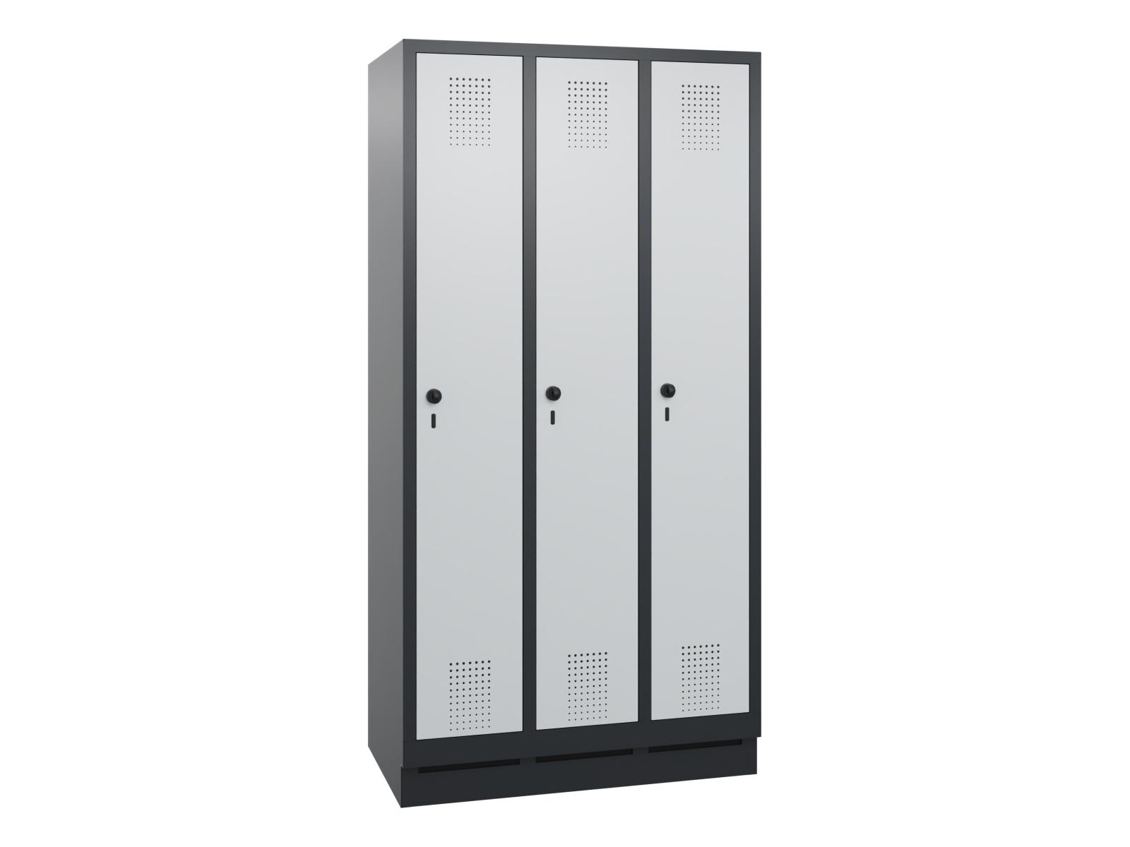 Spind S3000 Evolo - 3 Abteile 300mm Abteilbreite