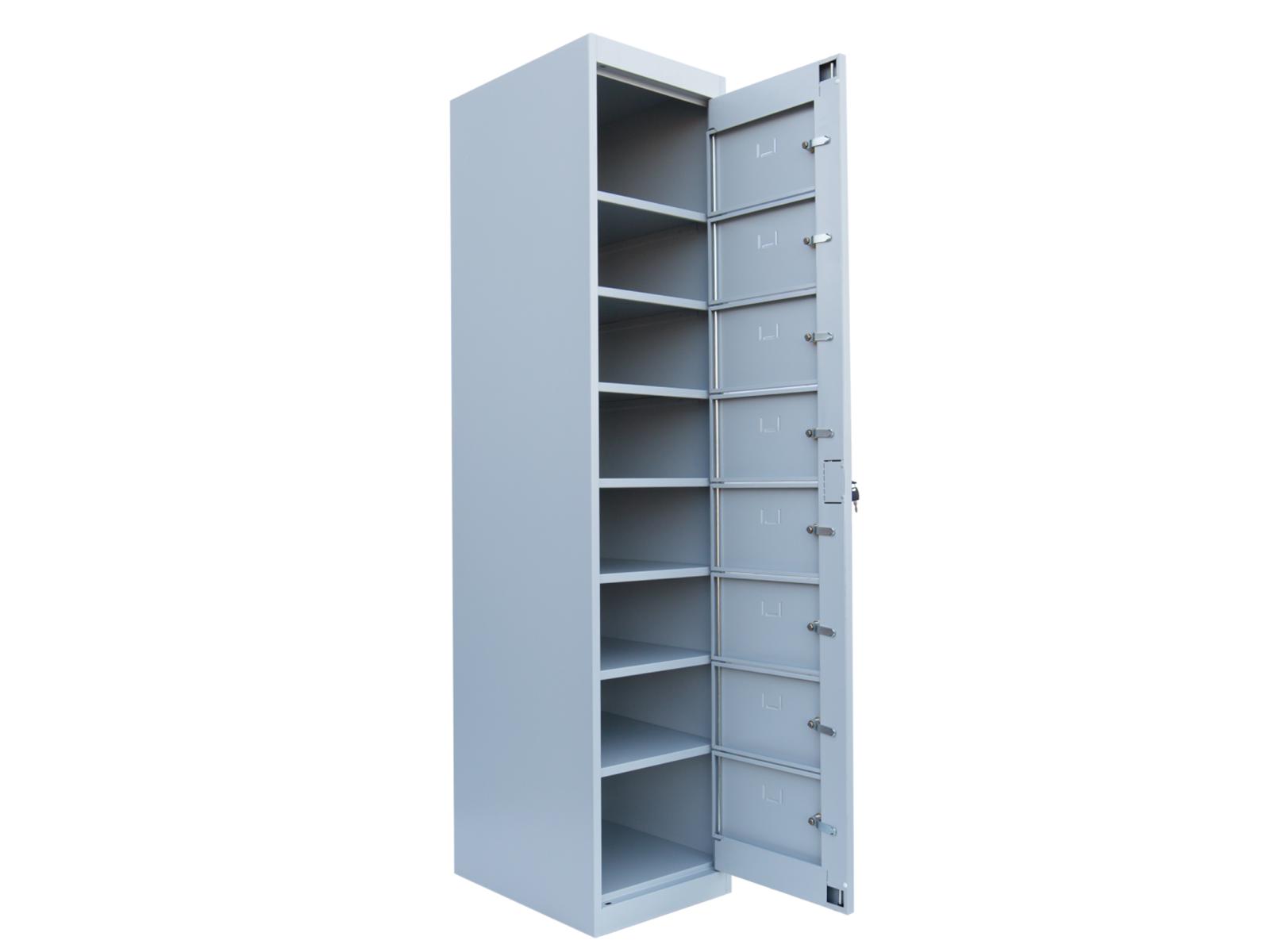 Spind Serie Ideal Spind - Verteilerschrank 1 Abteil / 8 Fächer
