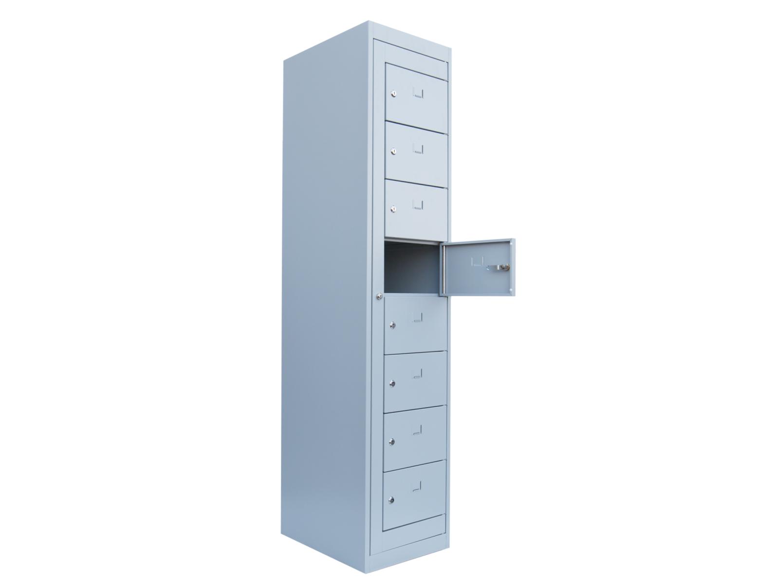 Spind Serie Ideal Spind - Verteilerschrank 1 Abteil / 8 Fächer