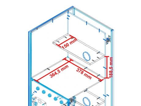 E-Bike Ladestation / Ladeschrank - 4 Ladeeinheiten