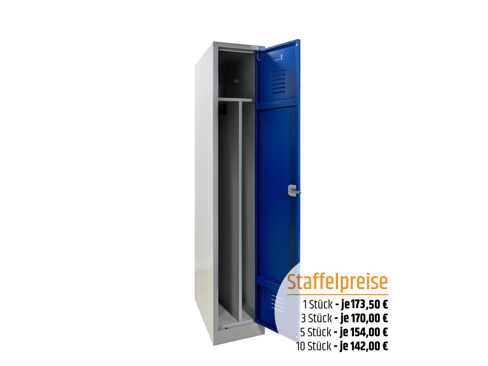 Spind Serie Ideal Spind - 1 Abteil 400mm Abteilbreite