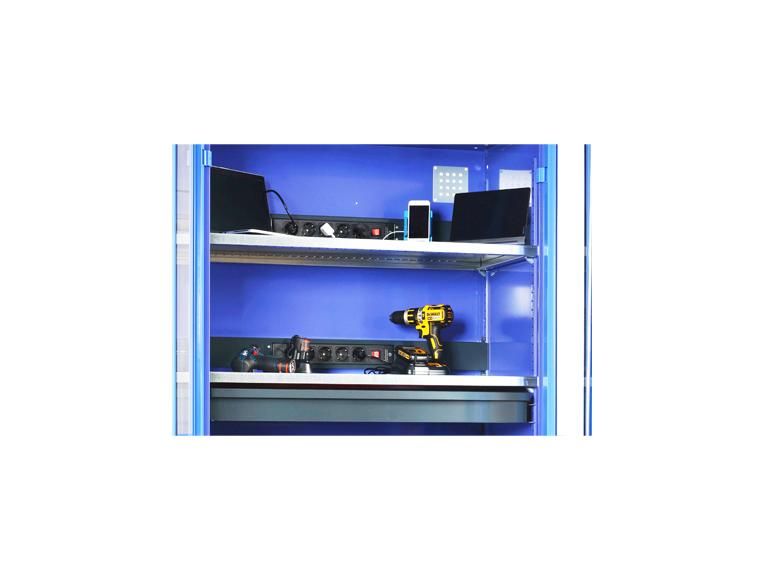 Flügeltürschrank mit Elektrifizierung