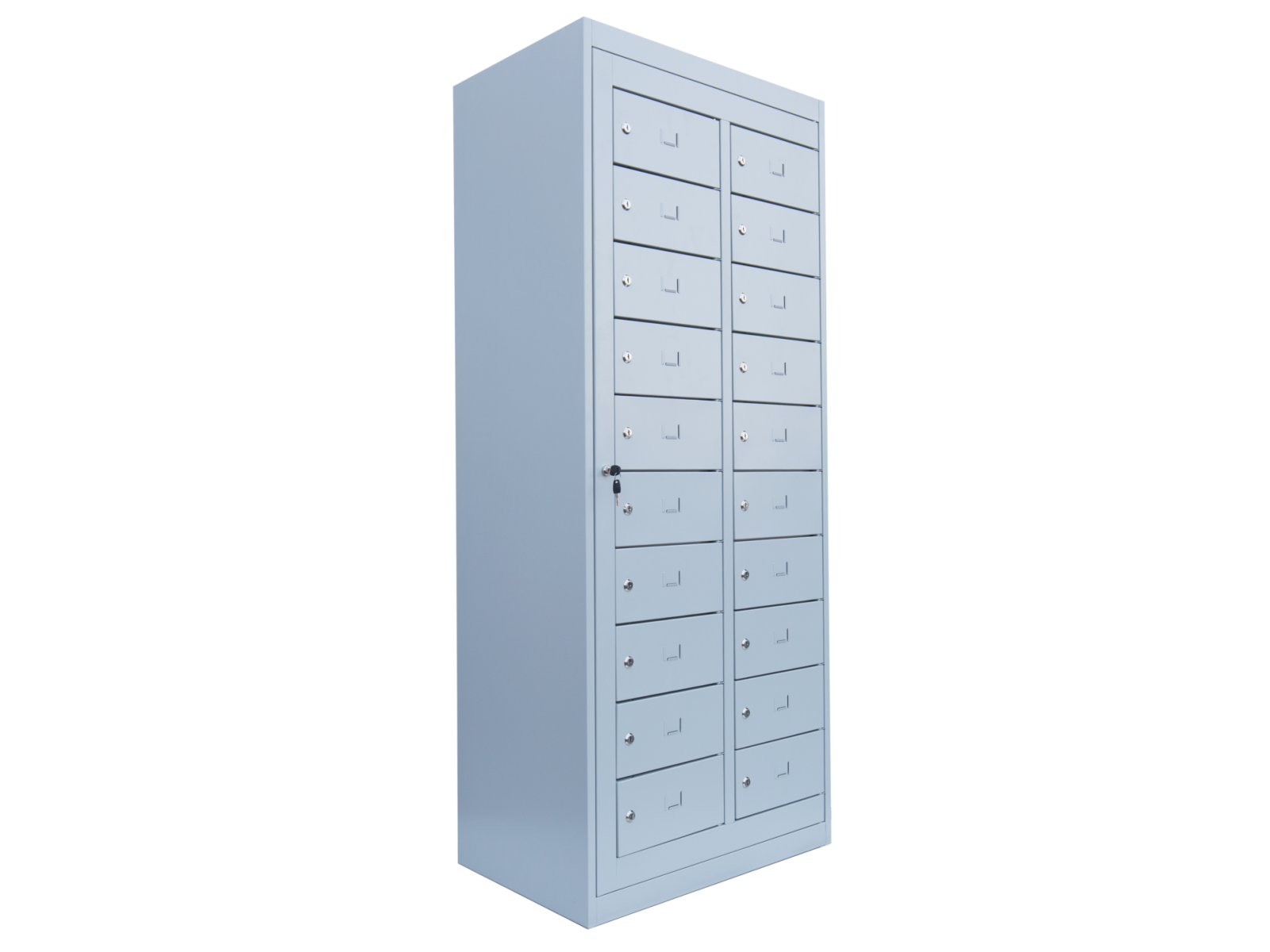 Spind Serie Ideal Spind - Verteilerschrank 2 Abteil / 20 Fächer