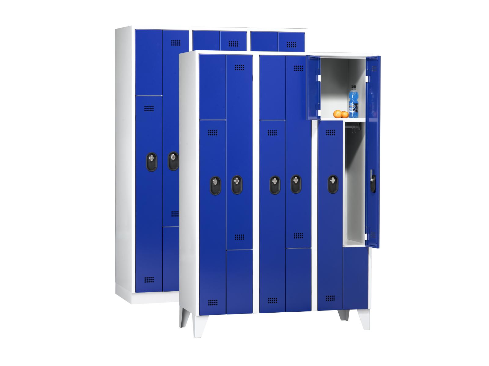 Z-Spind Serie Trend-Line - 3 Abteile / 6 Fächer - 200/400mm Abteilbreite