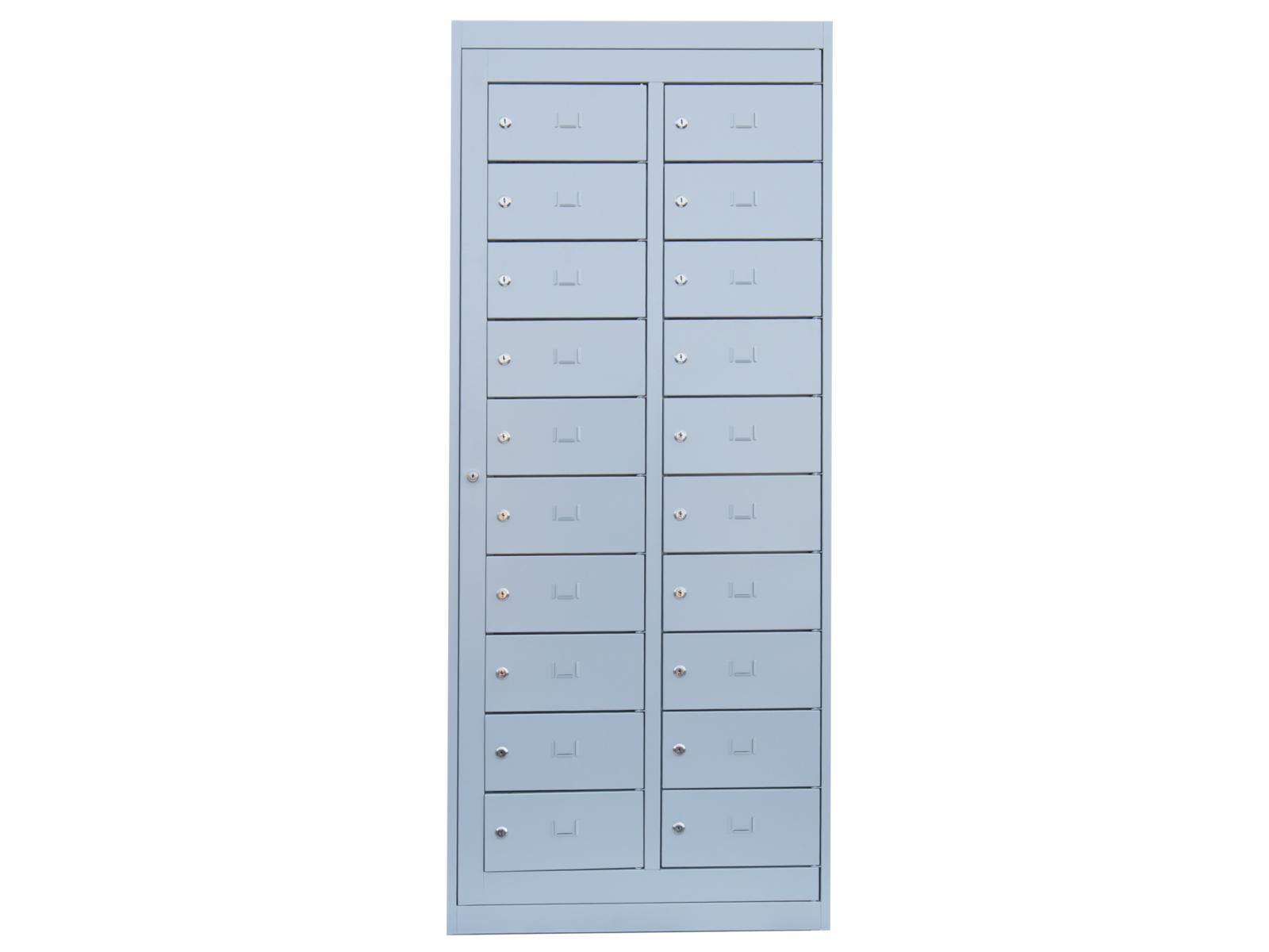 Spind Serie Ideal Spind - Verteilerschrank 2 Abteil / 20 Fächer