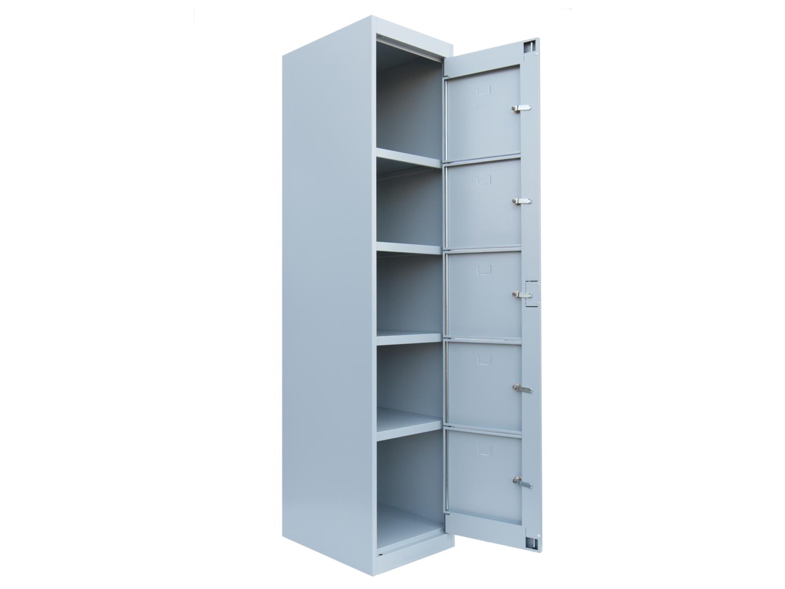 Spind Serie Ideal Spind - Verteilerschrank 1 Abteil / 5 Fächer