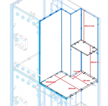 E-Bike Ladestation / Ladeschrank - 3 Ladeeinheiten