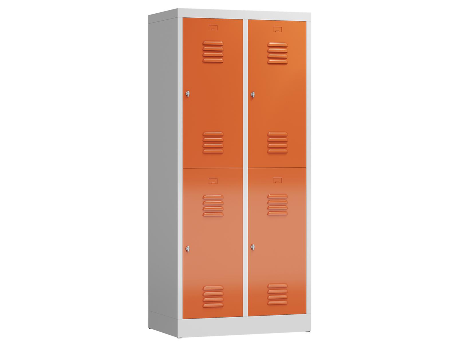 Spind Serie Spindmax® Spind doppelstöckig - 2 Abteile 400mm Abteilbreite