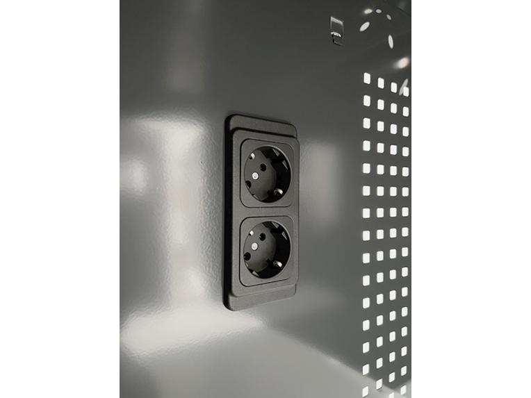 Schließfachschrank 8 Fächer mit Elektrifizierung