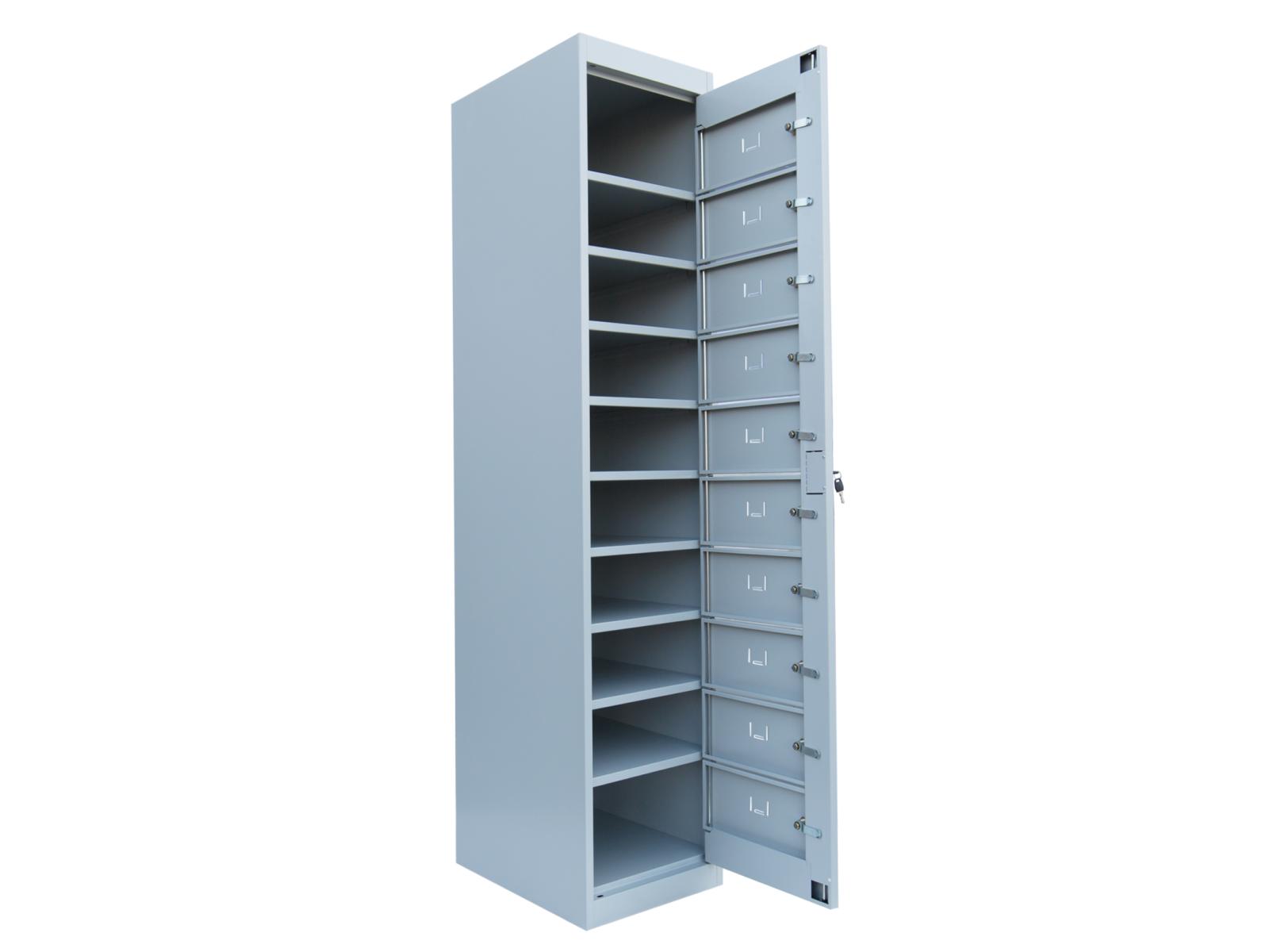 Spind Serie Ideal Spind - Verteilerschrank 1 Abteil / 10 Fächer