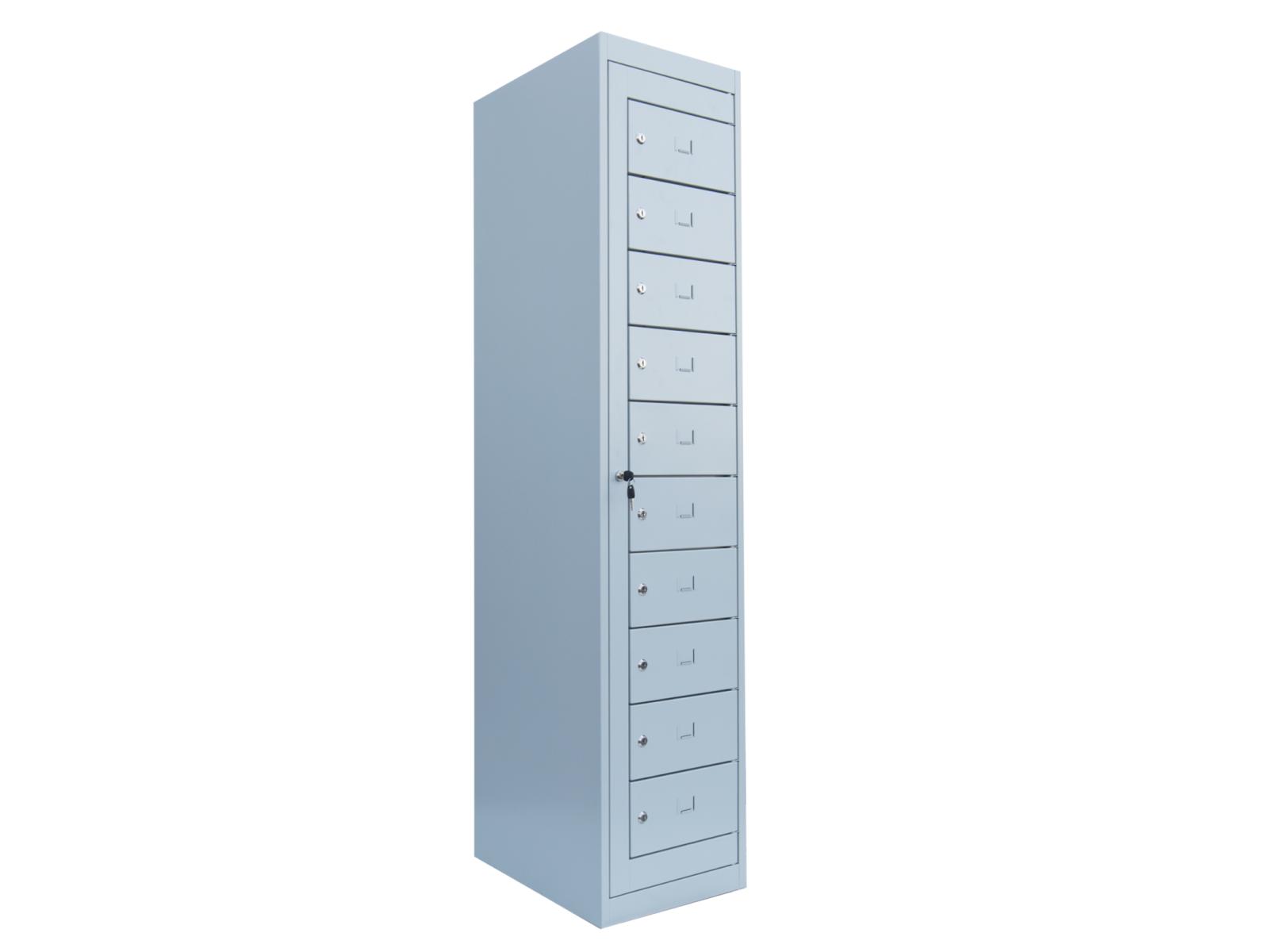 Spind Serie Ideal Spind - Verteilerschrank 1 Abteil / 10 Fächer