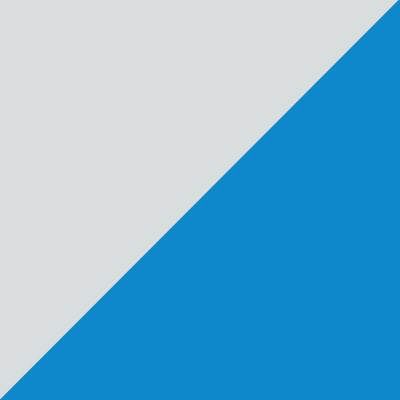 Lichtgrau RAL 7035 / Lichtblau RAL 5012