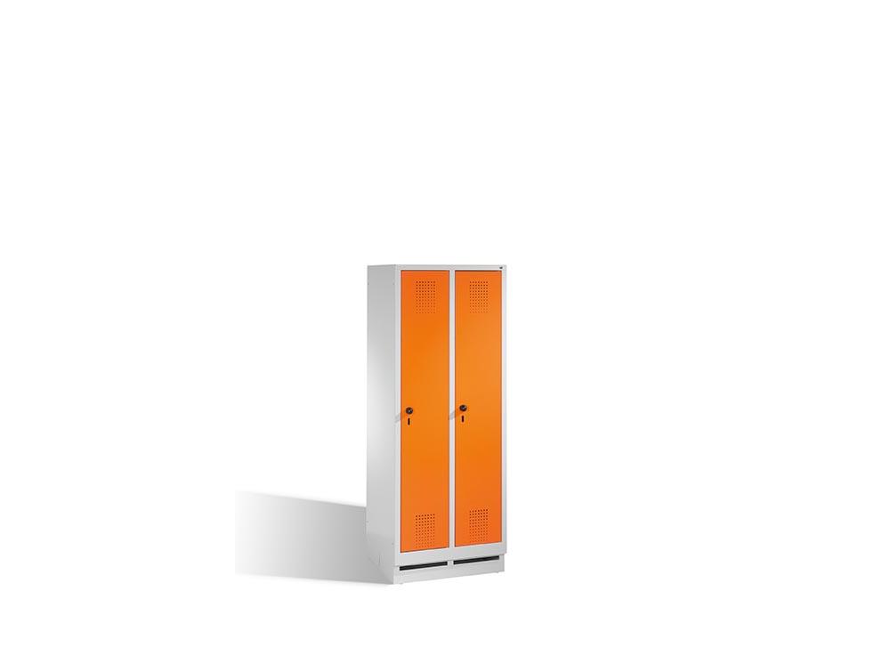 Spind Jonas - Garderobenschrank für Grundschulen - 2 Abteile