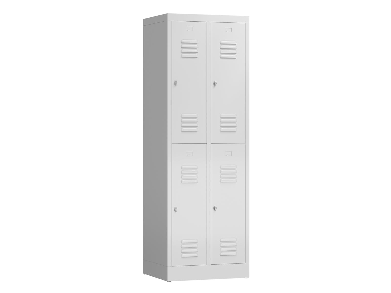 Spind Serie X-Ideal Spind doppelstöckig - 2 Abteile 300mm Abteilbreite