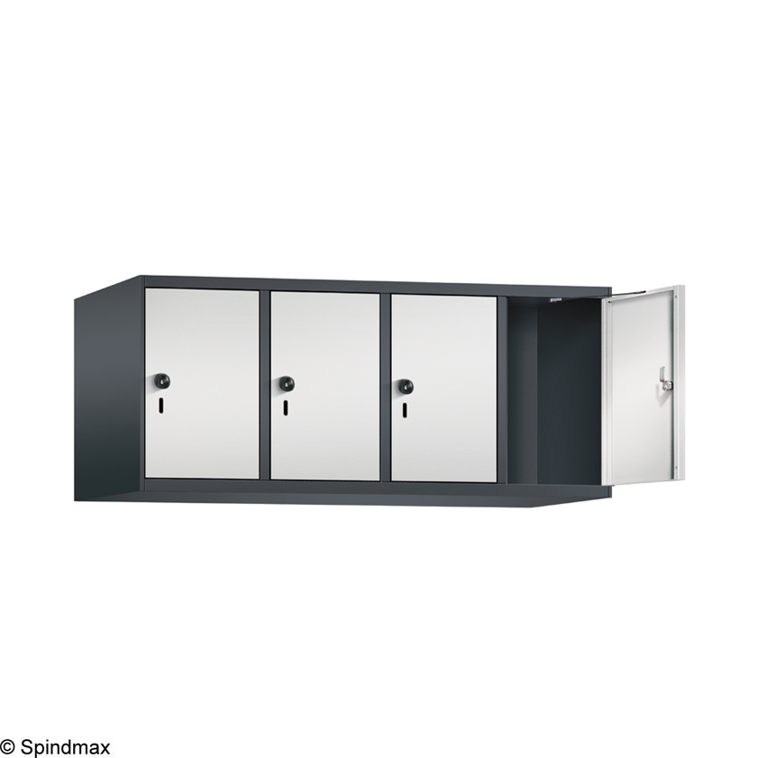 Aufsatzschränke S3000 Evolo - 4 Abteile - 300mm Abteilbreite