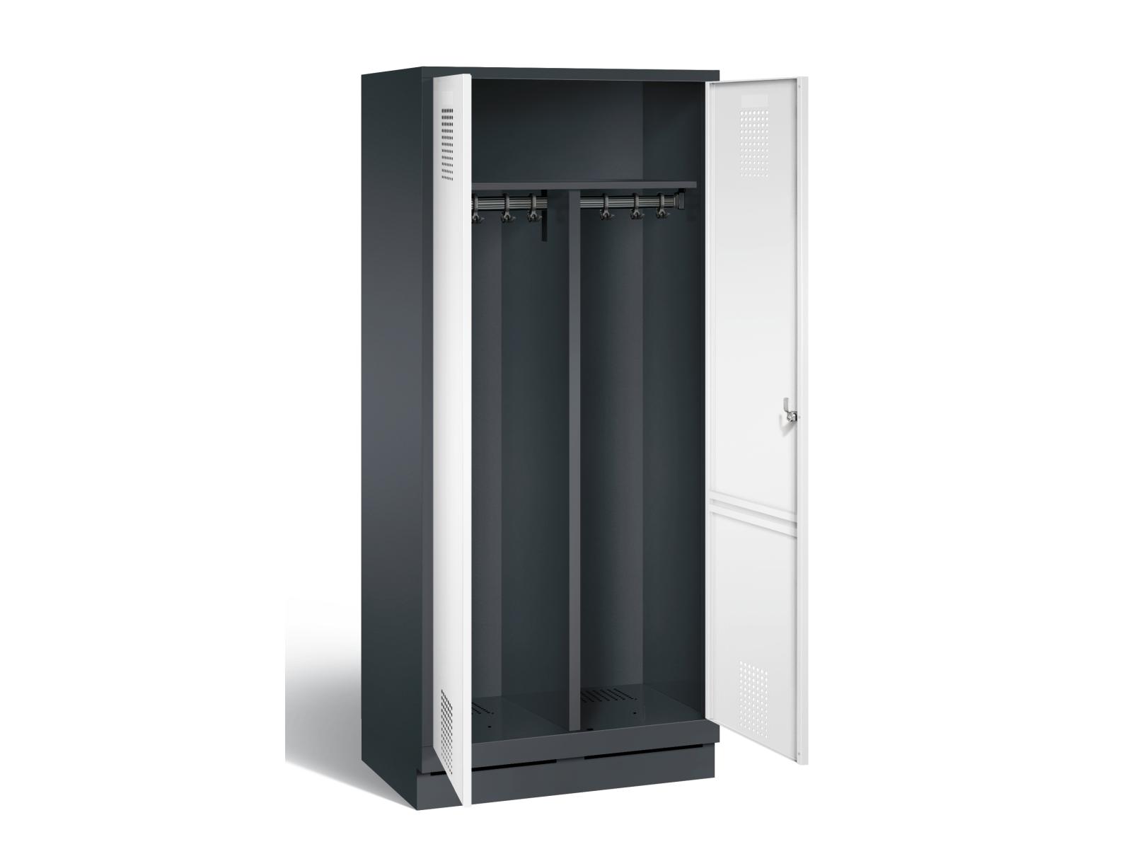 Spind nach Arbeitsstättenrichtlinien S3000 Evolo - für 1 Person 2x400mm Abteilbreite