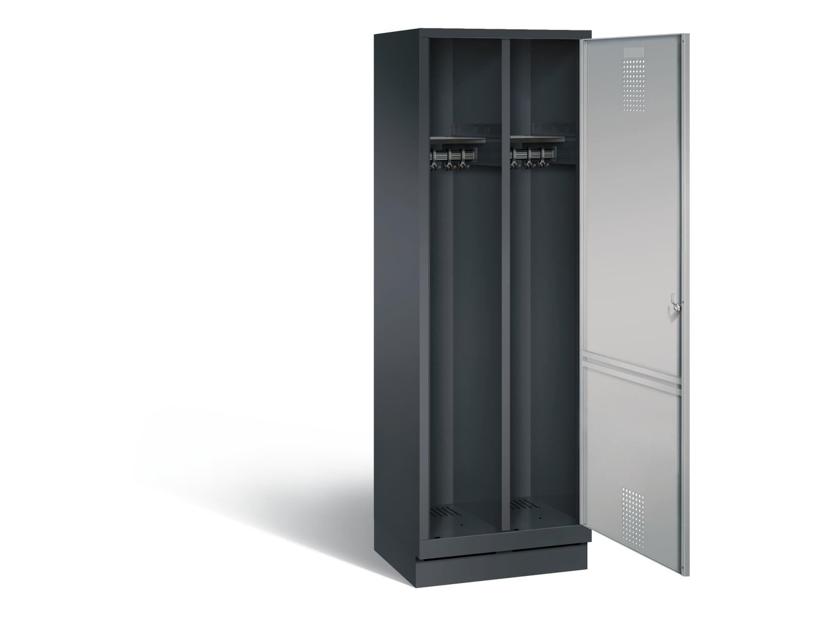 Spind nach Arbeitsstättenrichtlinien S3000 Evolo - für 1 Person 2x300mm Abteilbreite