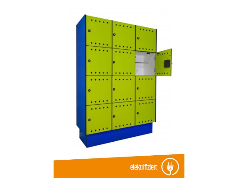 E-Bike Ladestation / Ladeschrank - 12 Ladeeinheiten