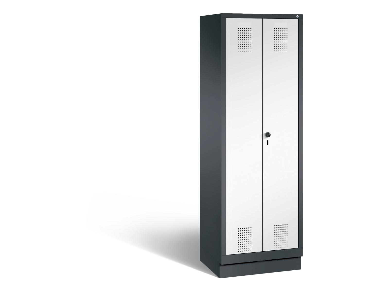 Spind nach Arbeitsstättenrichtlinien S3000 Evolo - für 1 Person 2x300mm Abteilbreite