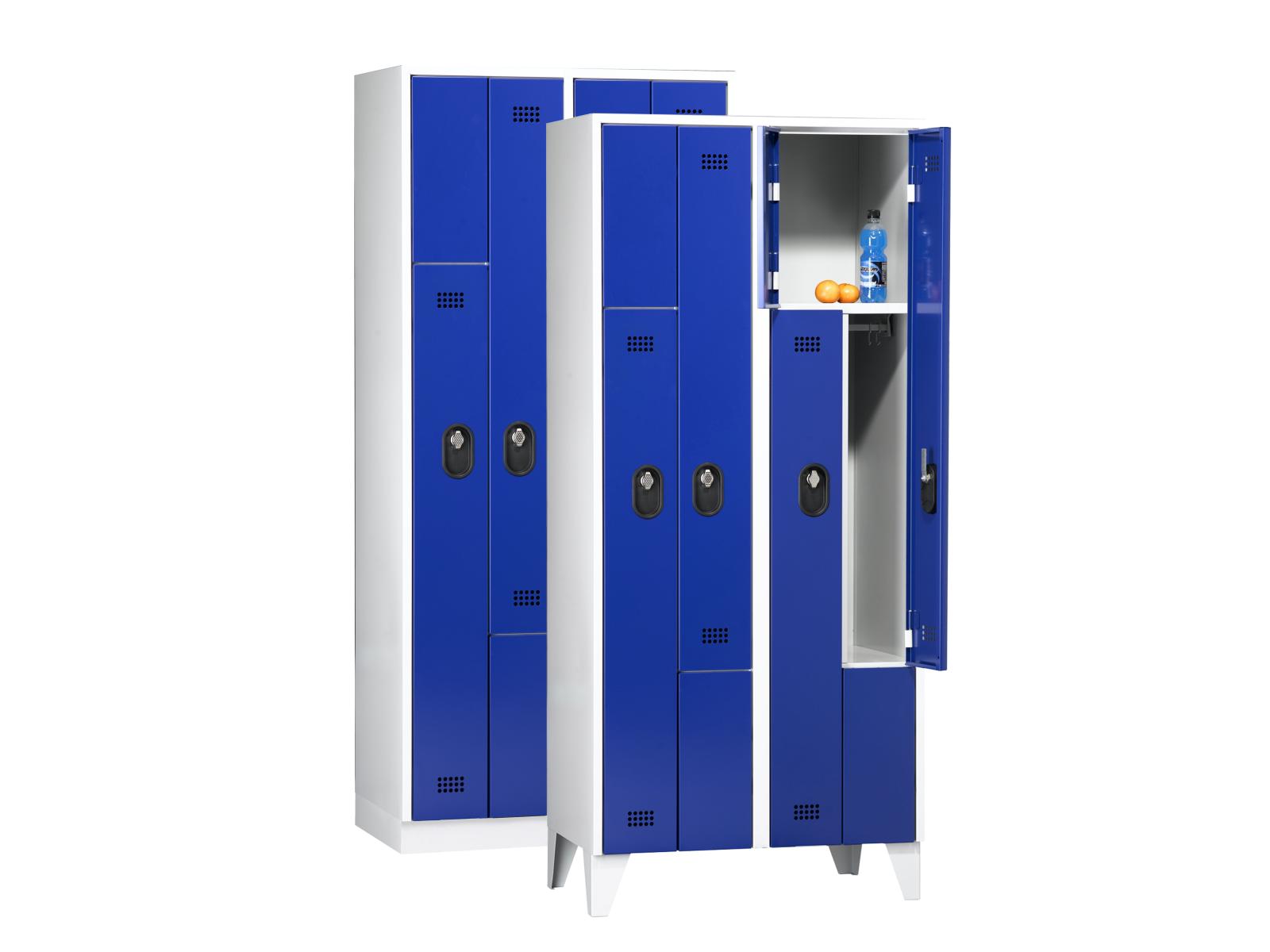 Z-Spind Serie Trend-Line - 2 Abteile / 4 Fächer - 200/400mm Abteilbreite