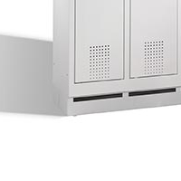 Spind Paul - Garderobenschrank für Kindergärten - 2 Abteile