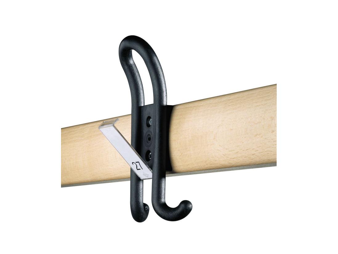 Garderobenleiste - Wandgarderobe aus Holz - 996mm breit