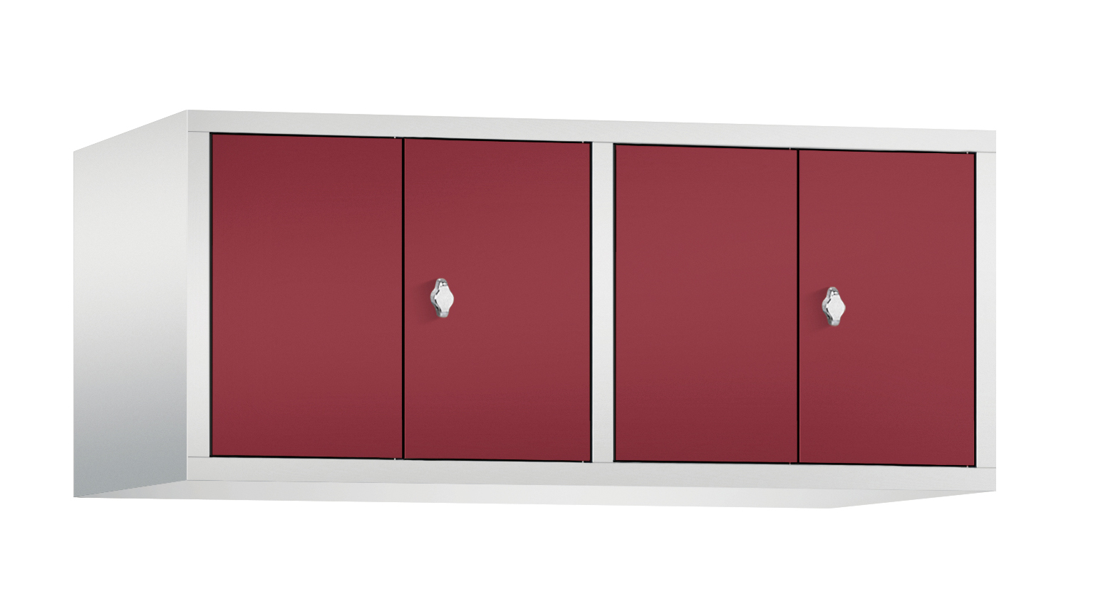 Aufsatzschränke nach Arbeitsstättenrichtlinien S2000 Classic - 4 Abteile - 300mm Abteilbreite