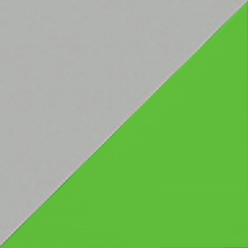 Lichtgrau RAL 7035 / Gelbgrün RAL 6018
