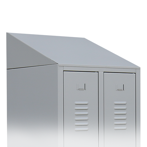 Schrägdachaufsatz 2 Abteile 250mm Typ 2