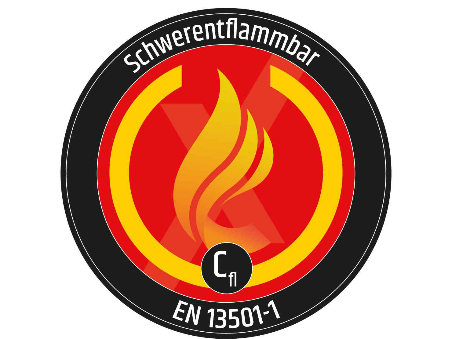 Schwerentflammbar gemäß EN13501-1 / Euroclass B-s2,d0 - 820mm