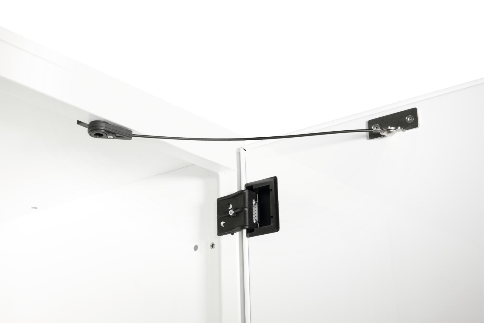 Schließfachschrank Cambio - 4 Fächer / 1 Abteil 300mm Abteilbreite