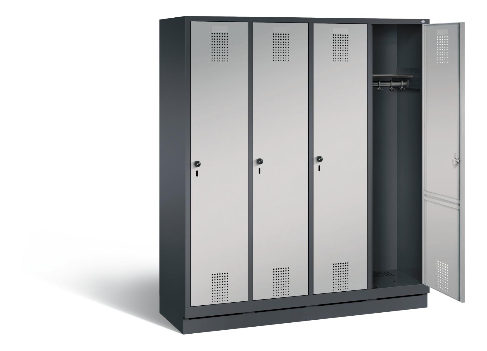 Spind S3000 Evolo - 4 Abteile 400mm Abteilbreite