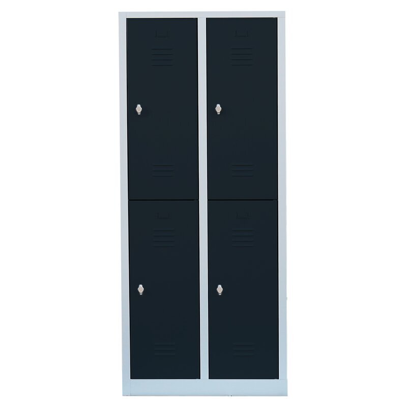 5 Stück Spind Serie IdealSpind doppelstöckig - 2 Abteile 400mm Abteilbreite - Einzelpreis 280,00 EUR netto