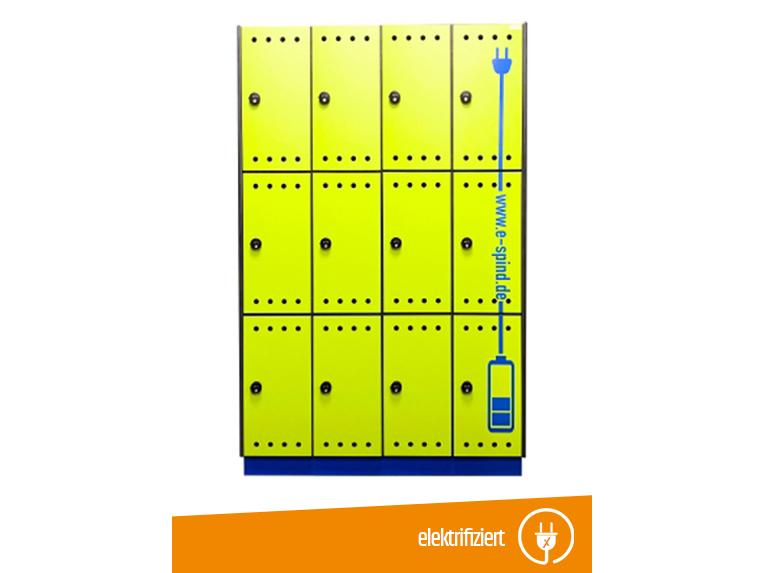 E-Bike Ladestation / Ladeschrank - 12 Ladeeinheiten