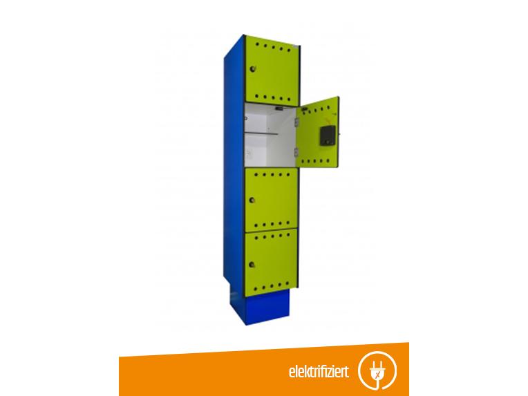 E-Bike Ladestation / Ladeschrank - 4 Ladeeinheiten
