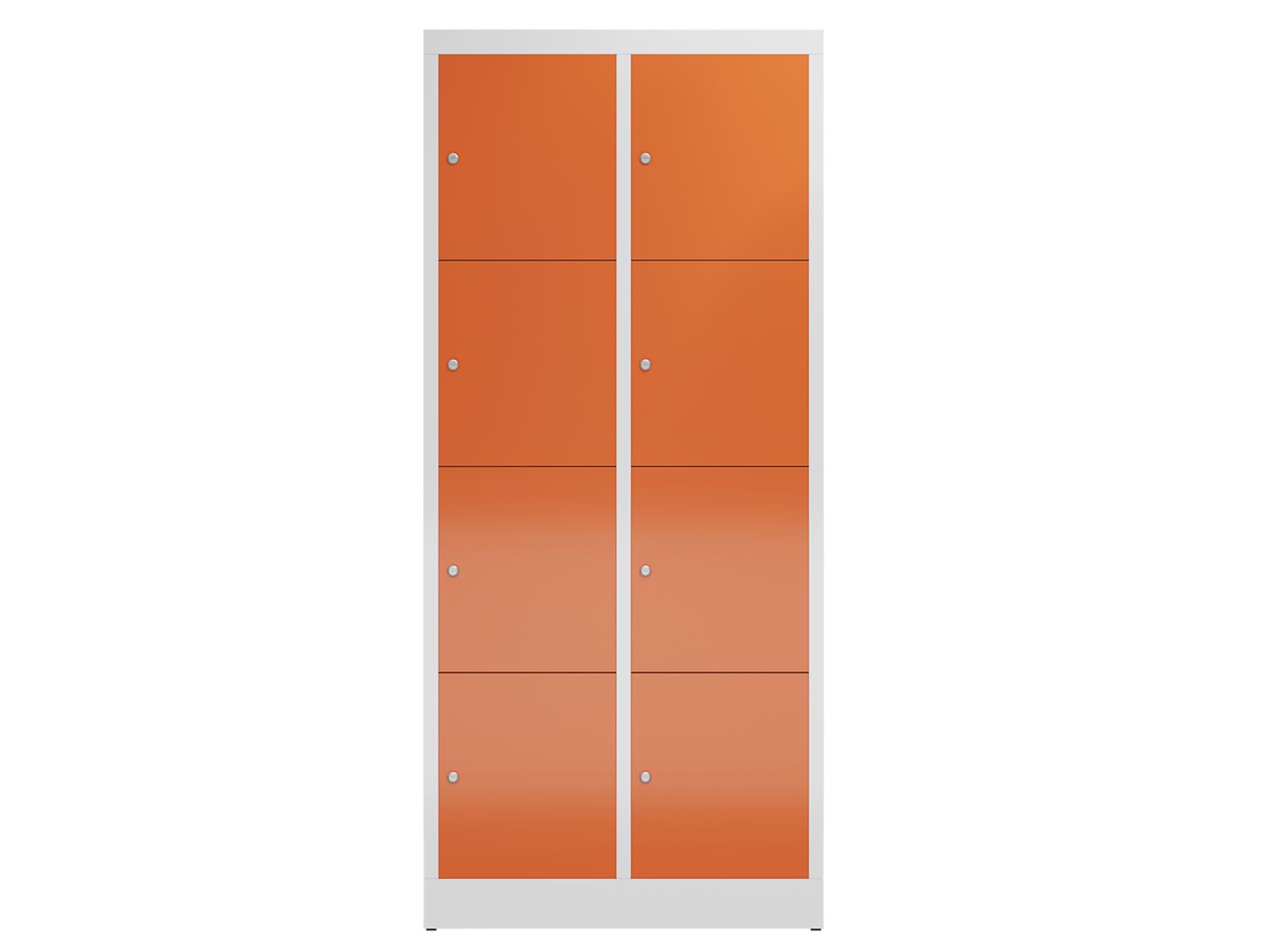 Schließfachschrank Serie Spindmax® Spind - 8 Fächer / 2 Abteil 400mm Abteilbreite