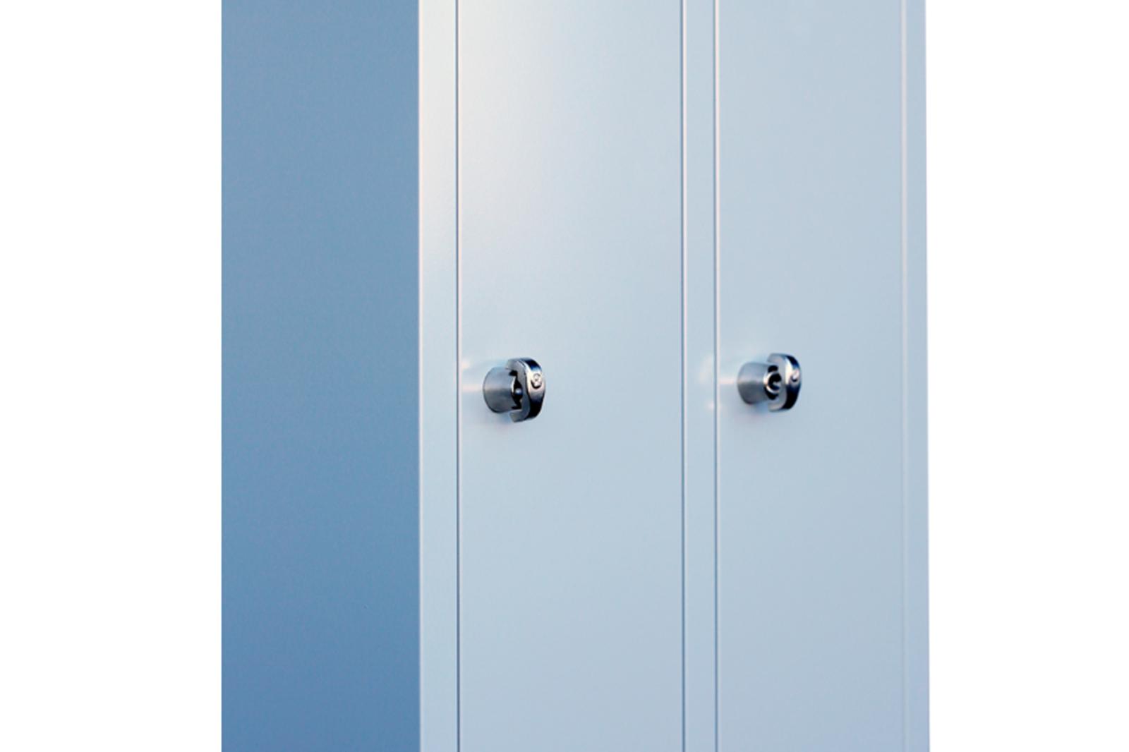 Spind Serie Spindmax® Spind nach Arbeitsstättenrichtlinien - für 1 Person 2x300mm Abteilbreite