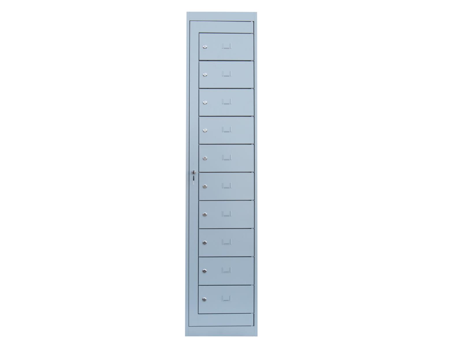 Spind Serie Ideal Spind - Verteilerschrank 1 Abteil / 10 Fächer